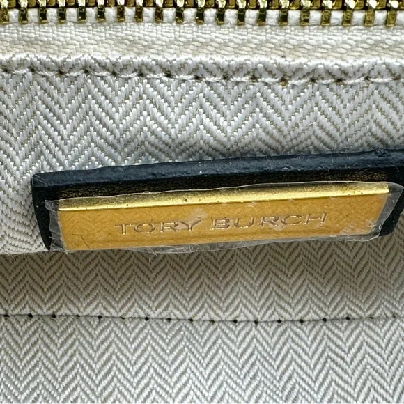 🆕TORY BURCH 🧿 NWT Kira Chevron Tweed Small Convertible Shoulder Bag, Tory Navy - Picture 11 of 14